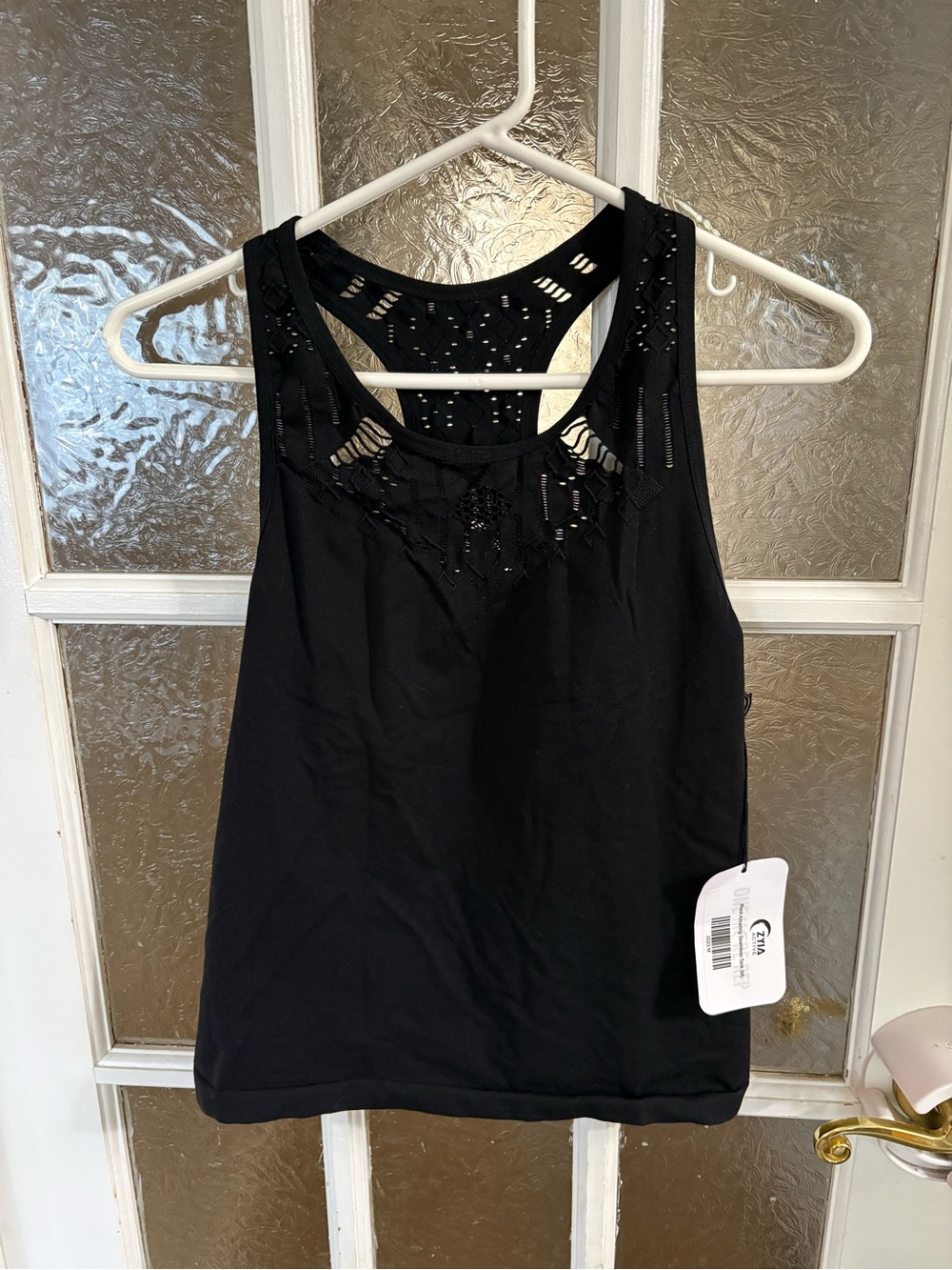 NWT Zyia Women's Black Seamless Amazing Tank Top